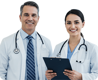 Médicos em atuação